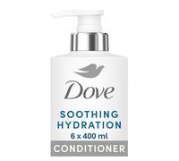 Dove Scalp + Hair Therapy Soothing Hydration Conditioner hair care with Hyaluron-Complex and Pharma-Grade Glycerin for up to 100 hours of hydrated hair 400 ml - Pack of 6