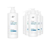 Dove Scalp + Hair Therapy Soothing Hydration Shampoo 400ml, 6 Pack - Infused with Hyaluronic Acid and Botanical Oils for Dry Scalp Relief, Sulphate Formula for Deep Cleansing and Weightless Moisture