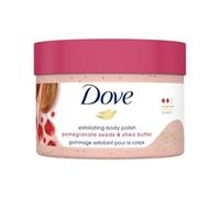 Dove Scrub Pomegranate & Shea Butter For Silky, Soft Skin Body Scrub Exfoliates and Provides Lasting Nourishment 10.5 oz