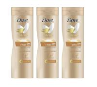Dove Self Tan Lotion Care + Visible Glow Light To Medium 250ML x 3