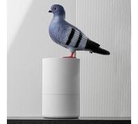 Dove Shape Automatic Soap Dispenser, Touchless Hand Soap Dispenser, 300ml/10oz (Black)