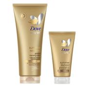 Dove Summer Revived Light to Medium Gradual Tanning Lotion 200 ml & 75 ml Face & Body Tanning Lotion for All Skin Types