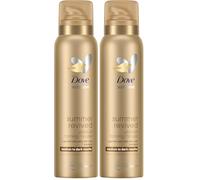 Dove Summer Revived Medium to Dark Gradual Tanning Mousse - Self-Tan with 48-Hour Hydration, Streak-Free & Lightweight Formula for a Natural-Looking Bronze Glow 150ml (Pack of 2)