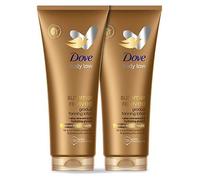 Dove Summer Revived Medium to Dark Self Tanning Body Lotion 200ml x2