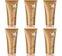 Dove Summer Revived Self-Tanning Body Lotion for Light to Medium Skin Tones, Nourishing and Self-Tanning Body Lotion, Light Brown Skin Tone, 200 ml (Pack of 6)