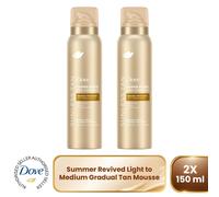 Dove Derma Gradual self-tan Body Mousse Fair /Medium 150ml
