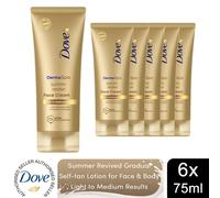 Dove Summer Revived Tanning Lotion 75ml- 1/3/6/12 Pack, For Sunkissed Glow
