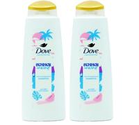 Dove Summer Unwind Shampoo 400ml - Nourishing Shampoo for Smooth, Soft & Refreshing Hair (Pack of 2)