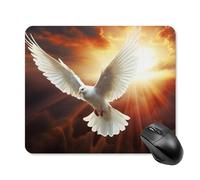 Dove Sun Art Mouse Pad Square Laptop Mouse Mat Cute Computer Mousepad Keyboard Pad Non-Slip Desk Pads for Gaming Office Work Home 25 * 30cm