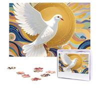Dove Sun Art Puzzles 1000 Pieces Personalized Jigsaw Puzzles Photos Puzzle for Adults Challenging Picture Puzzle with storage bag Puzzles for Men Women Home Decor (10.2" x 15")