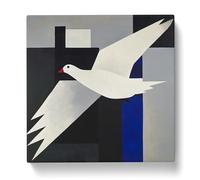 Dove Suprematism Canvas Print for Living Room Bedroom Home Office Décor, Wall Art Picture Ready to Hang, 20x20 Inch (50x50 cm)
