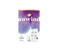 Dove Unwind Duo Advance 'gift Set' With Exfoliating & Anti Stress Bodywash In Pink Pink 4 Pack