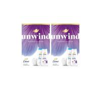 Dove Unwind Duo Advance 'gift Set' With Exfoliating & Anti Stress Bodywash Multi 3 Pack