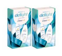 DOVE Unwrap & Delight Blissful Treats Duo Gift Set 2 piece, Pack of 2, Multi