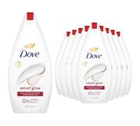 Dove Velvet Glow Body Wash 0% Sulfate SLES for Women Made with Naturally Derived Cleansers and Plant Based Moisturiseres Gently Cleanses for Softer and Smoother Skin, 450ml Pack of 3