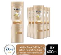 Dove Visible Glow Self-Tan Lotion Fair Medium Skin 400 ml