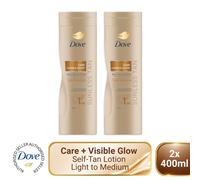 Dove Visible Glow Self-Tan Lotion Fair Medium Skin 400 ml