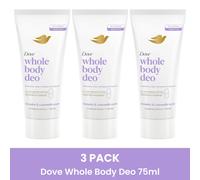 Dove Whole Body Deo Cream 75ml - 3 PACK