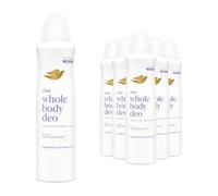 Dove Whole Body Deodorant Spray Lavender & Camomile 150ml, 6 Pack - Odour Protection Deodorant, Gentle on Skin, Daily All Over Body Use, Dermatologically Tested, Fresh Scent