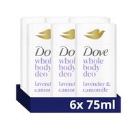 Dove Whole Body Deodorant Stick for Women, Lavender & Camomile 75ml, 60 Pack - Long Lasting Fresh Odour Protection, Gentle on Skin, Daily All Over Body Deodorant, Dermatologically Tested