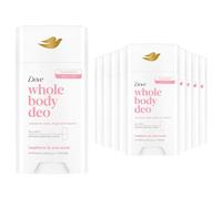 Dove Whole Body Deodorant Stick for Women Raspberry & Rose 75ml, 12 Pack - Long Lasting Fresh Odour Protection, Gentle on Skin, Daily All Over Body Deodorant, Dermatologically Tested