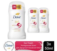 Dove Advanced Care Go Fresh Pomegranate Anti-Perspirant Cream Women's Deodorant Stick with pro-ceramide technology for 72 hours sweat protection 50 ml