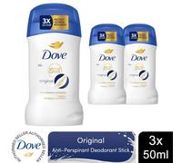 Dove Advanced Care Original Anti-Perspirant Cream Women's Deodorant Stick with pro-ceramide technology for 72 hours sweat protection 50 ml