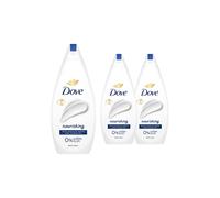 Dove Women's 'Body Wash' 0% Sulfate SLES Nourishing Moisture Soft Smooth Skin, 3x720ml in White
