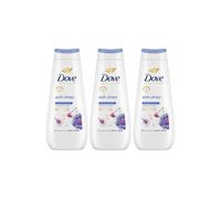 Dove Women's 'Body Wash' Anti-Stress for 24H Renewing Micromoisture, 3x 400ml in White Dove White