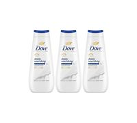 Dove Women's 'Body wash' Deeply Nourishing 24H Renewing Micromoisture, 3x400ml in White Dove White