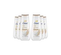 Dove Women's 'Body Wash' Nourishing Silk 24H Renewing Micromoisture, 6x 225ml in White Dove White