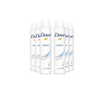 Dove Women's Classic 'Antiperspirant' 48H Sweat Protection Deo for 200ml, 6Pack in White