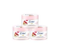 Dove Women's Exfoliating 'Body Scrub' with Pomegranate Seeds 225ml, 3Pack in Pink