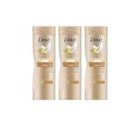 Dove Women's " Lotion' Nourishing Care For Fair-Medium Skin, 3x400ml in Gold Dove Gold