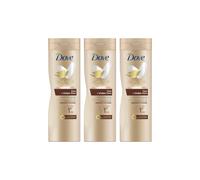 Dove Women's 'Lotion' Nourishing Care For Medium-Dark Skin, 3x400ml in Gold Dove Gold