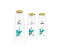Dove Women's Nutritive Daily Moisture 2 in 1 'Shampoo & Conditioner', 3x 400ml in White