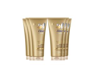 Dove Women's Summer Revived Gradual Tan Lotion 200ml 6 Pack, Light to Medium Glow in Gold