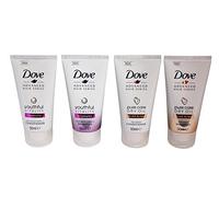 Dove Youthful Vitality & Pure Care Dry Oil Bundle - 4 Items - 4x50ml Shampoo & Conditioner