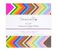 Dovecraft 6" x 6" Scrapbooking Paper Assorted Colours 72 sheets