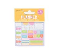 Dovecraft Book-Planners-416 Stickers-Silver Foil Designs-for Crafts, Stationery, Journaling, Paper, Multicolour, One Size