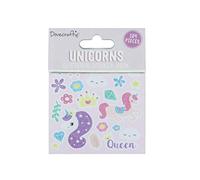 Dovecraft Book-Unicorns-184 Stickers-Glitter Designs-for Crafts, Stationery, Journaling, Paper, Multicolour, One Size