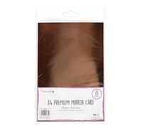 Dovecraft DCBS164 Essentials A4 Mirror Card-Rose Gold, Multi Colour, 1, 10 Pack