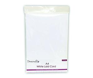 Dovecraft Essentials - A4 White Laid Cards