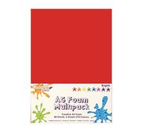 Dovecraft Essentials - A5 Creative Foam Sheets Assorted Bright Colours, 50 Pack