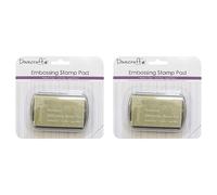 Dovecraft Essentials - Premium Clear Embossing Stamp Pad (Pack of 2)