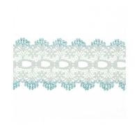 Dovecraft Eyelet Knitting in Lace per meter - Sky Blue