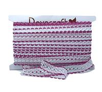 Dovecraft Eyelet Knitting in Lace per meter - Wine
