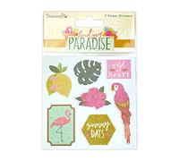 Dovecraft Finding Paradise Foam Glitter Stickers, Multi, One Size