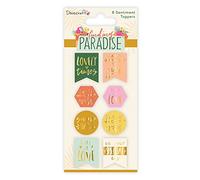Dovecraft Finding Paradise Sentiment Toppers, Multi, One Size