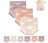 Doveloom Leak Proof Tummy Control Panties, Ultimate Comfort Leakproof And Shaping Panties, Breathable High Waist Underwear(3pcs-a,M)